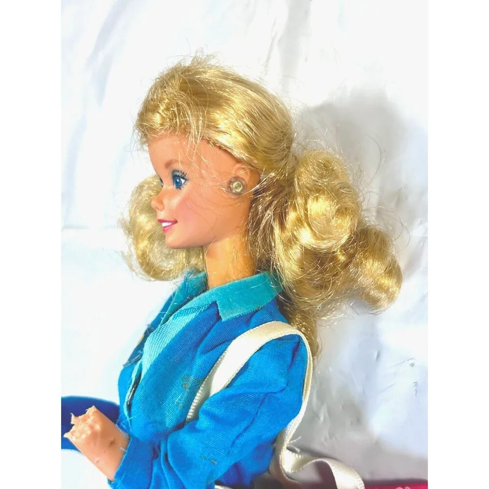 Vintage 1981 Mattel Fashion Jeans Barbie Doll #3313 Vacation Sensation Tote